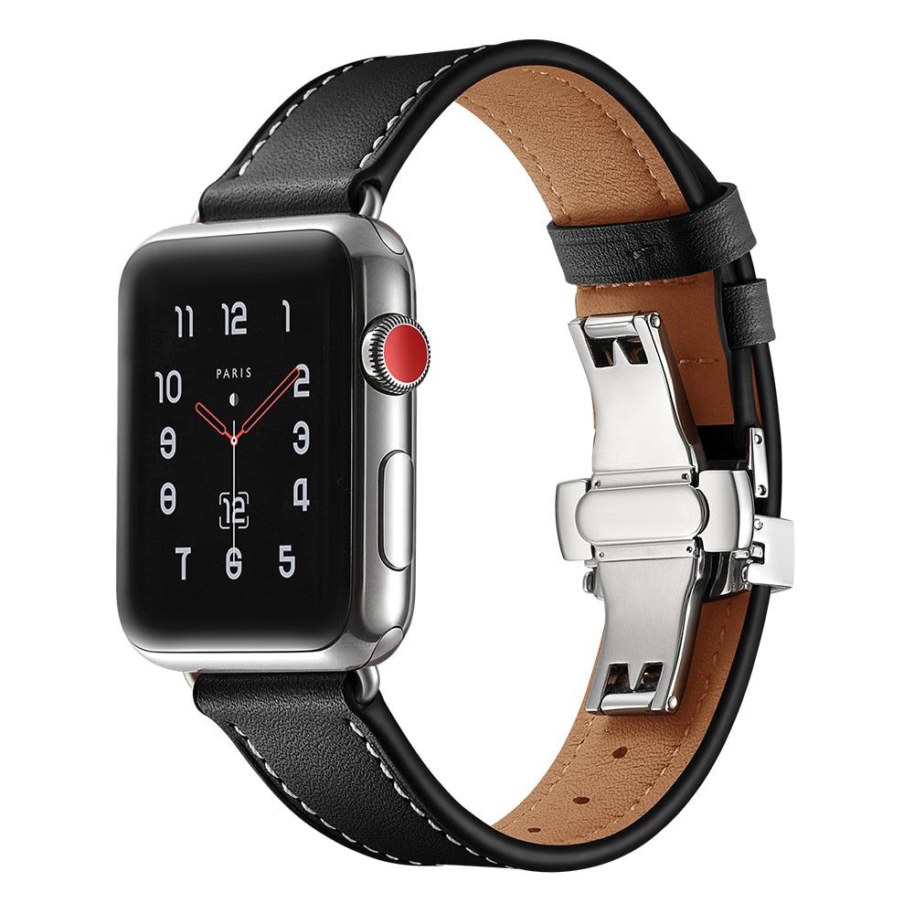 Apple watch 3 leather best sale