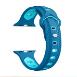 Blue/Light Blue Ventilated Sports Apple Watch Strap