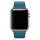 Deep Blue Leather Apple Watch Strap
