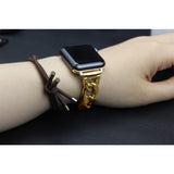 Gold Glamorous Metal Apple Watch Strap II