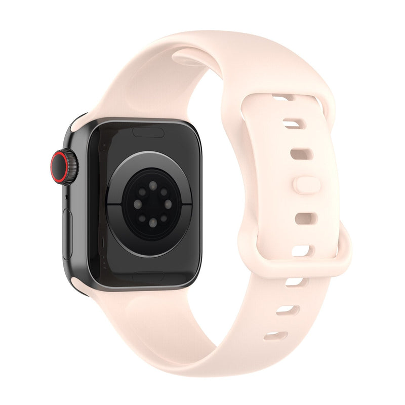 Light Pink Silicone Apple Watch Strap