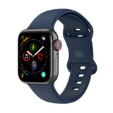 Midnight Blue Silicone Apple Watch Strap