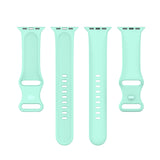 Mint Green Silicone Apple Watch Strap
