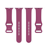 Red Wine Silicone Apple Watch Strap
