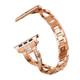 Rose Gold Glamorous Metal Apple Watch Strap