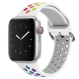 White Colours Contemporary Apple Sports Band