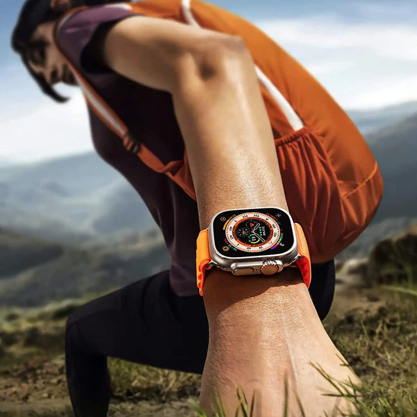 Orange Nordic Loop Apple Watch Strap