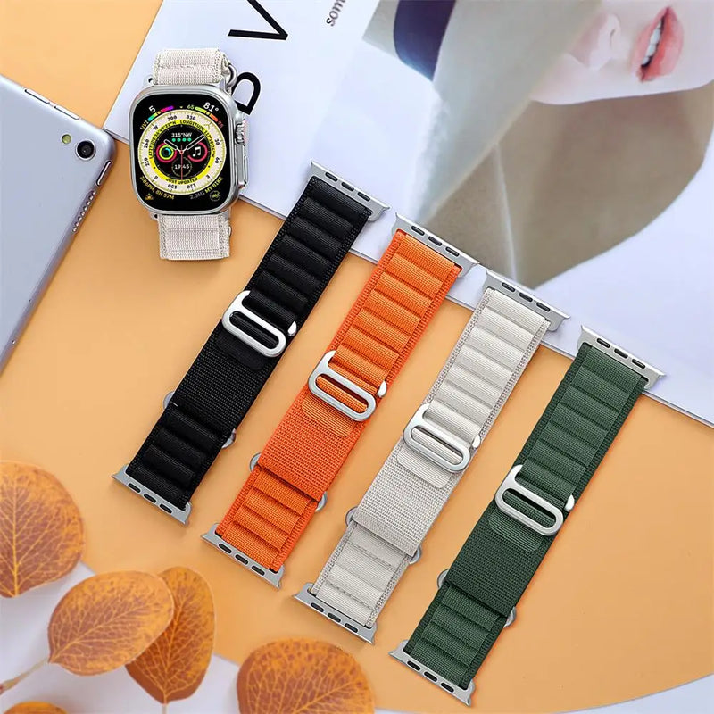 Green Nordic Loop Apple Watch Strap