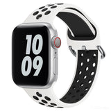 White/Black Contemporary Apple Sports Band