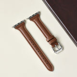 Light Brown Slim Leather II Apple Watch Strap