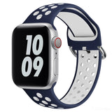 Midnight Blue/White Contemporary Apple Sports Band