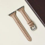 Apricot Slim Leather II Apple Watch Strap