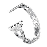 Silver Glamorous Metal Apple Watch Strap